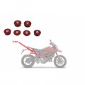 CNC Racing Frame Plug Kit for Ducati Hypermotard 950